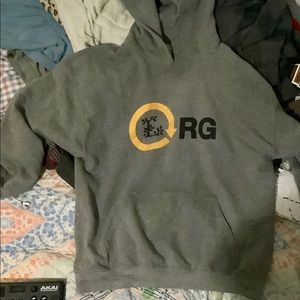 Mens L LRG gray Hood sweatshirt